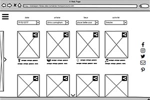 Wireframe déclinaison Page Critères
