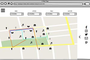 Wireframe déclinaison Page Map